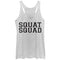 Women's CHIN UP Squat Squad Racerback Tank Top