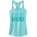 Junior's CHIN UP Fearless and Fierce Racerback Tank Top