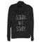 Junior's CHIN UP Sorry Not Sorry Line Cowl Neck Sweatshirt