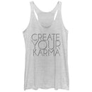 Women's CHIN UP Create Your Karma Racerback Tank Top