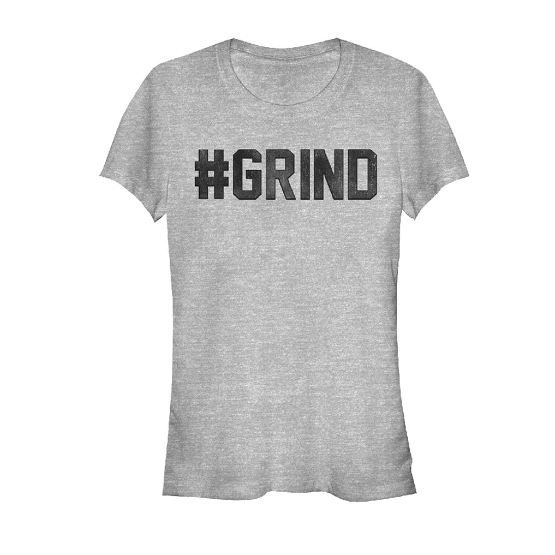 Junior's CHIN UP Hashtag Grind T-Shirt