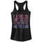 Junior's CHIN UP Fix Your Ponytail and Succeed Racerback Tank Top