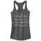 Junior's CHIN UP Fix Your Ponytail Racerback Tank Top