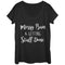 Women's CHIN UP Messy Bun Getting Stuff Done Scoop Neck