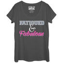 Women's CHIN UP Fatigued and Fabulous Scoop Neck