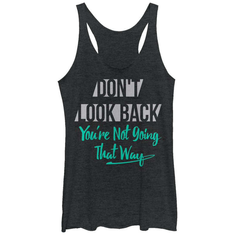 Women's CHIN UP Don't Look Back Racerback Tank Top