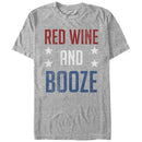 Men's CHIN UP 4th of July Wine and Booze T-Shirt