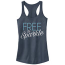 Junior's CHIN UP 4th of July Free to Sparkle Racerback Tank Top