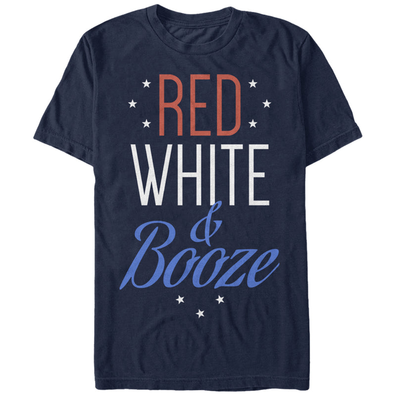 Men's CHIN UP 4th of July and Booze T-Shirt