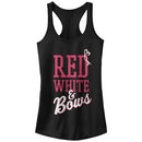 Junior's CHIN UP 4th of July and Bows Racerback Tank Top