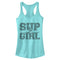 Junior's CHIN UP SUP Racerback Tank Top