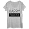 Women's CHIN UP Happy Friyay Scoop Neck