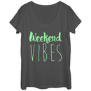 Women's CHIN UP Weekend Vibes Scoop Neck