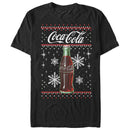 Men's Coca Cola Christmas Bottle Snowflake T-Shirt