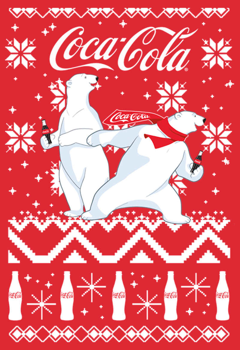 Men's Coca Cola Ugly Christmas Polar Bear T-Shirt