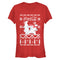 Junior's Coca Cola Ugly Christmas Polar Bear T-Shirt