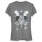 Junior's Frozen Sister Snowflake Pattern T-Shirt