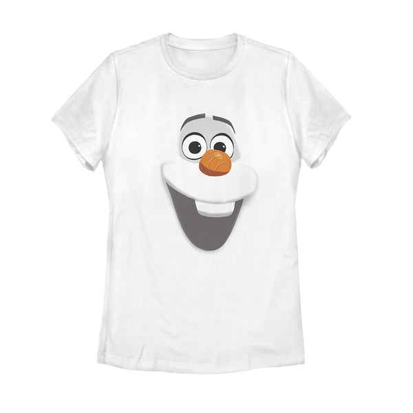 Women s Frozen Olaf Face T Shirt Fifth Sun