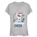 Junior's Frozen Olaf Holiday Cheer T-Shirt