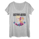 Women's Frozen Sisters 4 Ever Scoop Neck