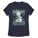 Women's Frozen Ugly Christmas Olaf T-Shirt