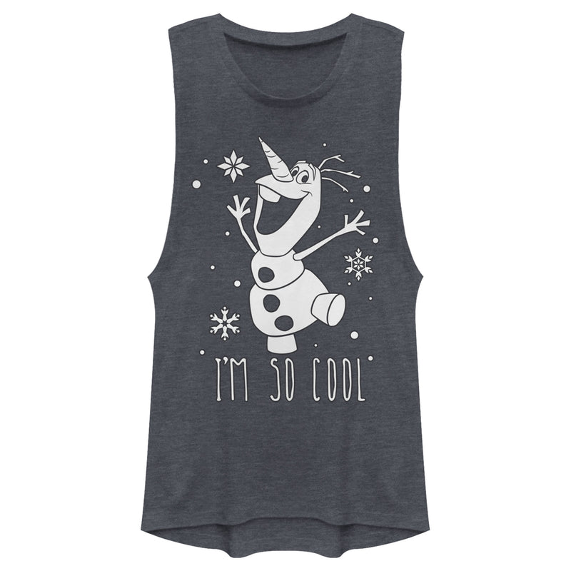 Junior's Frozen Olaf So Cool Festival Muscle Tee