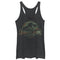 Women's Jurassic Park Dark Camo Logo Racerback Tank Top