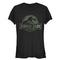 Junior's Jurassic Park Dark Camo Logo T-Shirt