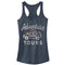 Junior's Jurassic Park Adventure Car Tours Racerback Tank Top