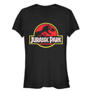 Junior's Jurassic Park Bold Classic Logo T-Shirt