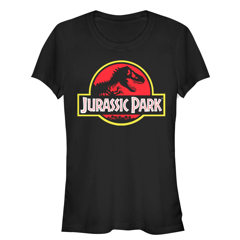 Junior's Jurassic Park Bold Classic Logo T-Shirt