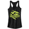 Junior's Jurassic World Logo Claw Marks Racerback Tank Top