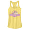 Junior's Jurassic World Desert Pattern Logo Racerback Tank Top