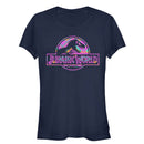 Junior's Jurassic World Geometric Desert Logo T-Shirt