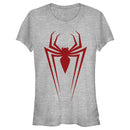 Junior's Marvel Spider-Man Icon Badge T-Shirt