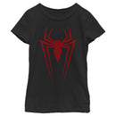 Girl's Marvel Spider-Man Icon Badge T-Shirt