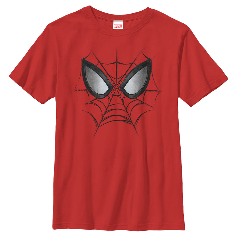 Boy's Marvel Spider-Man Web Face T-Shirt