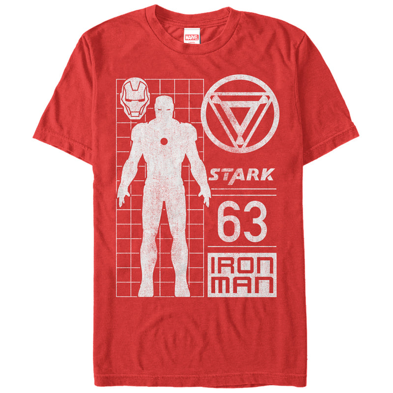 Men's Marvel Iron Man Stark 63 T-Shirt