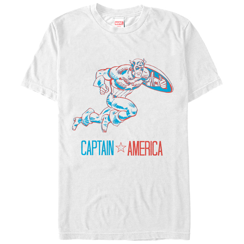 Men's Marvel Captain America Patriotic T-Shirt