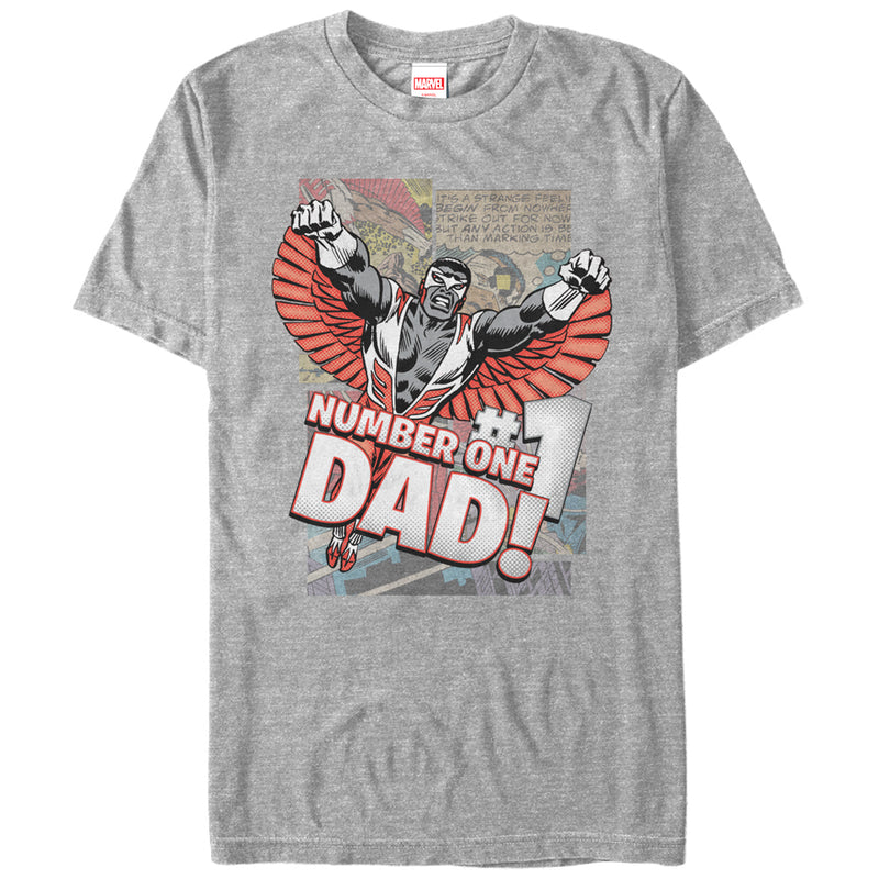 Men's Marvel Falcon Number One Dad T-Shirt