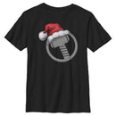 Boy's Marvel Christmas Santa Thor Hammer T-Shirt