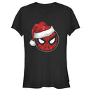 Junior's Marvel Christmas Spider-Man Santa Hat T-Shirt