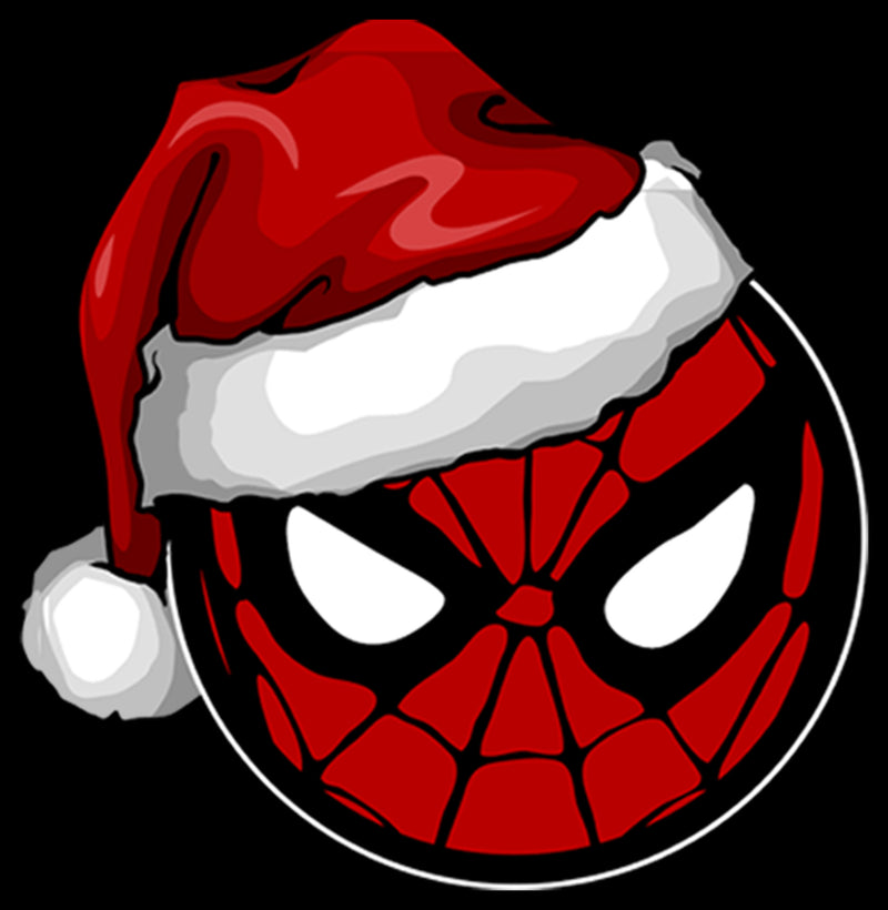 Boy's Marvel Christmas Spider-Man Santa Hat T-Shirt