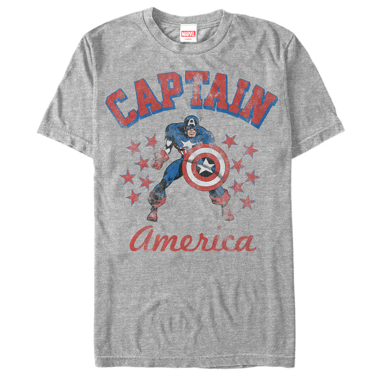 Men's Marvel Classic Captain America Stars T-Shirt