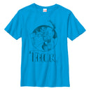 Boy's Marvel Thor Circle Logo T-Shirt