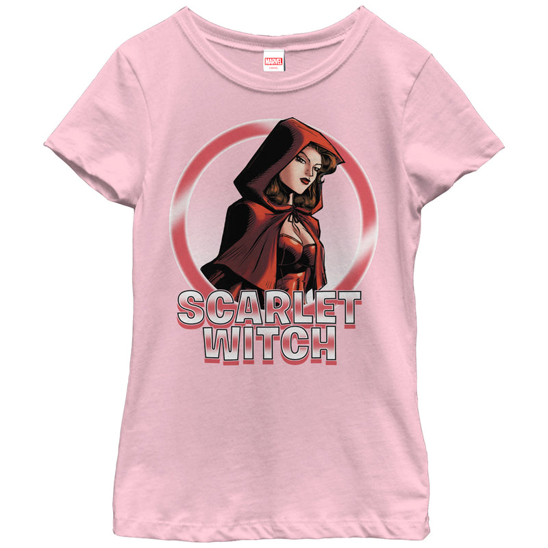 Girl's Marvel Witch Circle T-Shirt