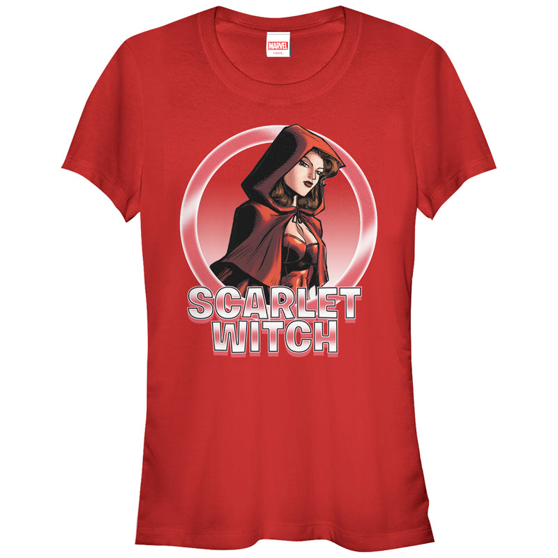 Junior's Marvel Witch Circle T-Shirt