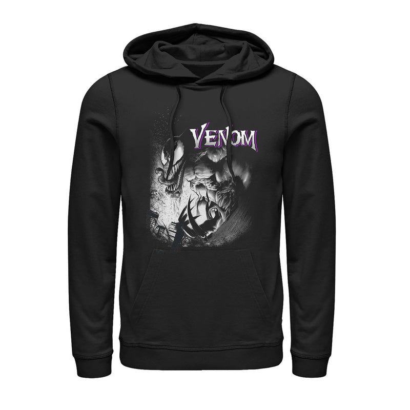 Men's Marvel Venom Angry Pull Over Hoodie