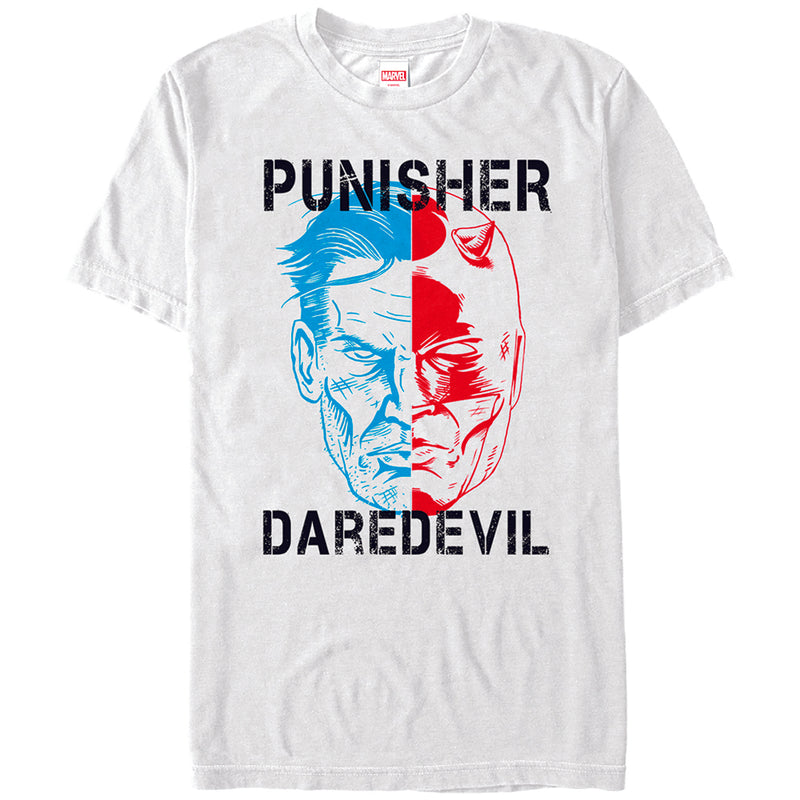 Men's Marvel The Punisher vs. Daredevil Profile T-Shirt