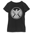 Girl's Marvel S.H.I.E.L.D Logo T-Shirt